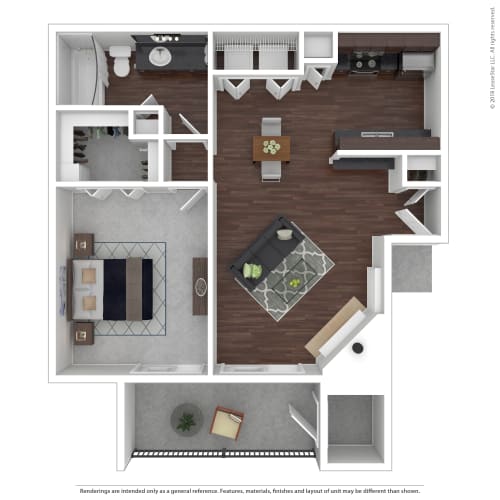 Floor Plan  A2 Floor Plan at Infinity on the Mark, Dallas, Texas